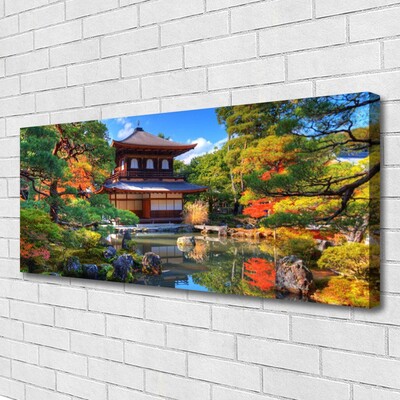 Obraz Canvas Záhrada japonsko krajina