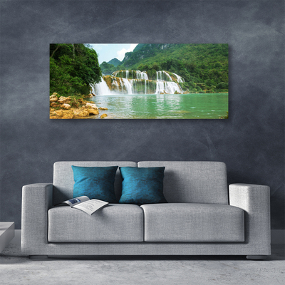 Obraz Canvas Les vodopád príroda