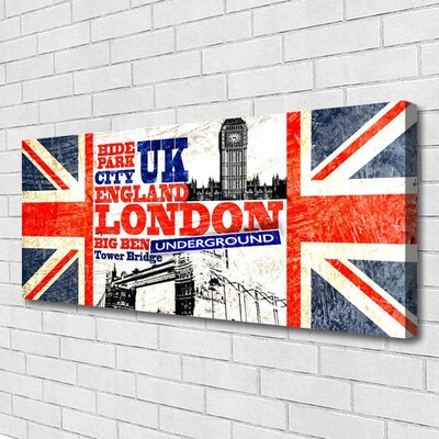 Obraz Canvas Londýn vlajka umenie