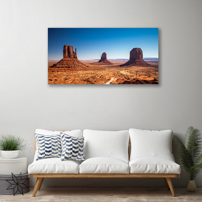Obraz Canvas Púšť hory príroda