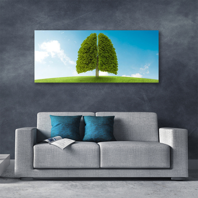 Obraz Canvas Tráva strom pľúca príroda