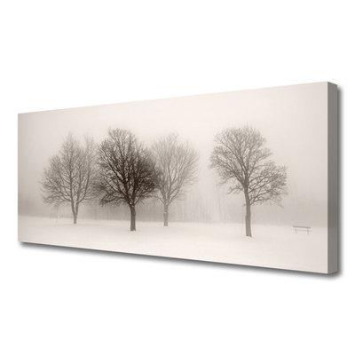 Obraz Canvas Sneh stromy príroda