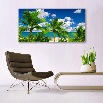 Obraz Canvas More palma stromy príroda