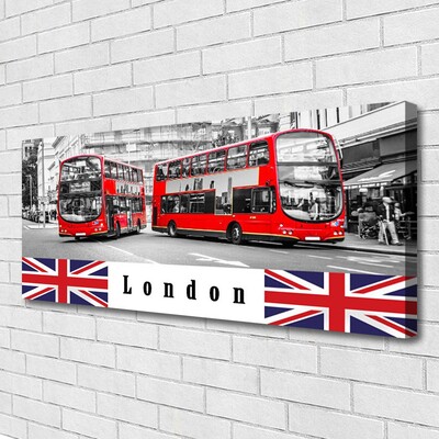 Obraz Canvas Londýn autobus umenie