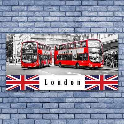 Obraz Canvas Londýn autobus umenie