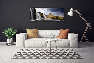 Obraz Canvas Vodopád hory príroda
