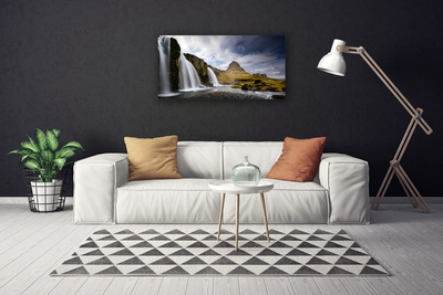 Obraz Canvas Vodopád hory príroda