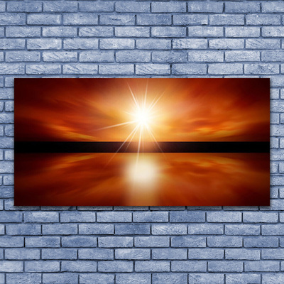 Obraz Canvas Slnko nebo voda krajina