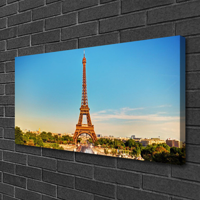 Obraz Canvas Eiffelová veža paríž