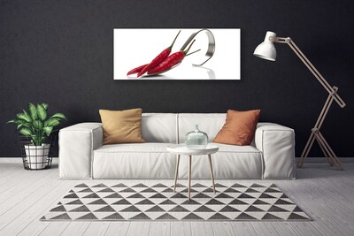 Obraz Canvas Chilli lyžica kuchyňa