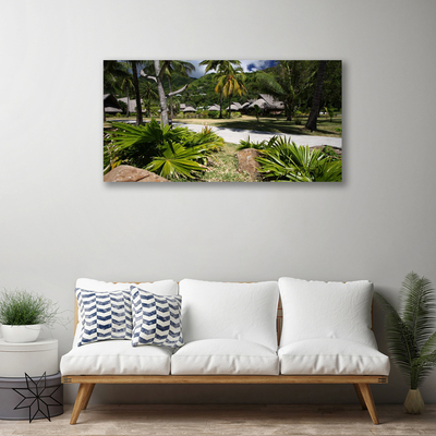 Obraz Canvas Listy palmy stromy príroda