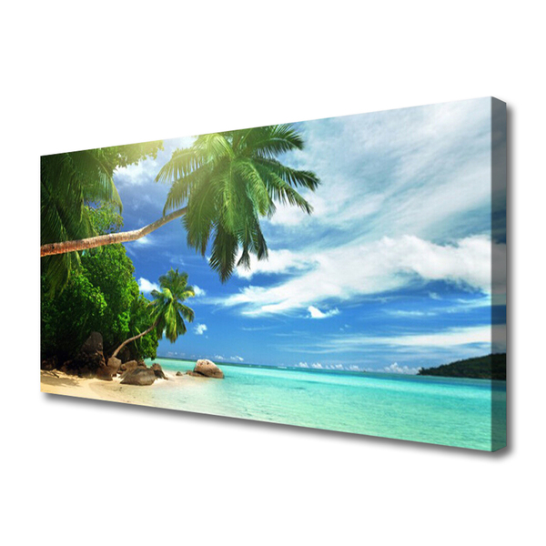 Obraz Canvas Palma pláž more krajina