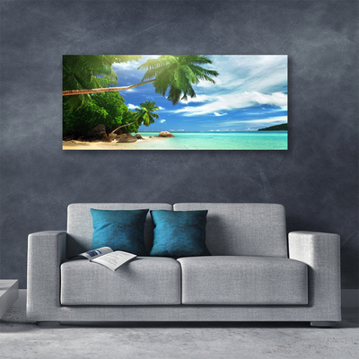 Obraz Canvas Palma pláž more krajina