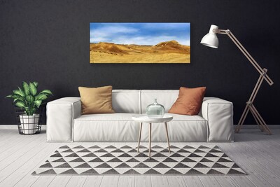 Obraz Canvas Púšť vrcholky krajina