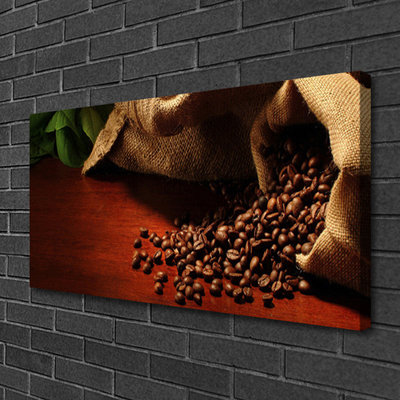Obraz Canvas Káva zrnká kuchyňa