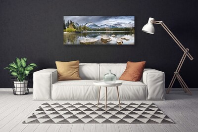 Obraz Canvas Jazero hory les príroda