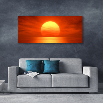 Obraz Canvas Západ slnka more