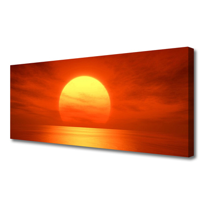 Obraz Canvas Západ slnka more