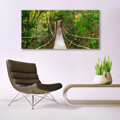 Obraz Canvas Most džungľa tropický les