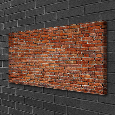 Obraz Canvas Tehlová múr tehly