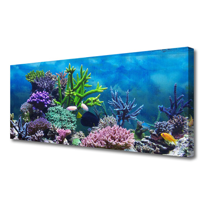 Obraz Canvas Akvárium rybičky pod vodou