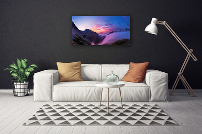 Obraz Canvas Hmla hory východ slnka