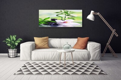 Obraz Canvas Orchidea bambus zen kúpele
