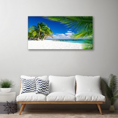 Obraz Canvas Tropická pláž more výhľad