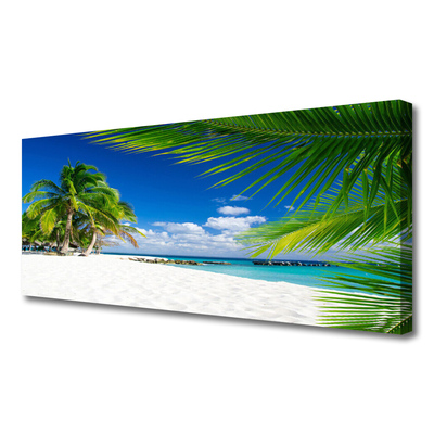 Obraz Canvas Tropická pláž more výhľad