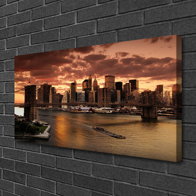 Obraz Canvas Mesto brooklynský most