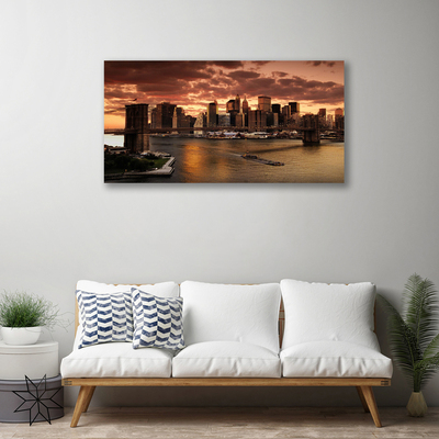Obraz Canvas Mesto brooklynský most