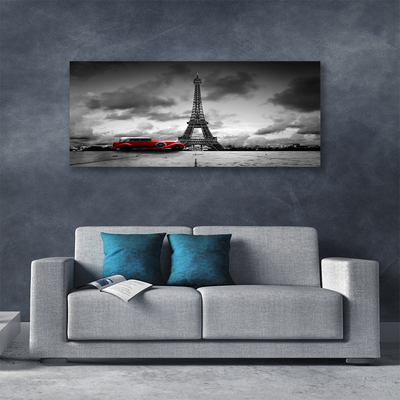 Obraz Canvas Eiffelova veža paríž výhľad