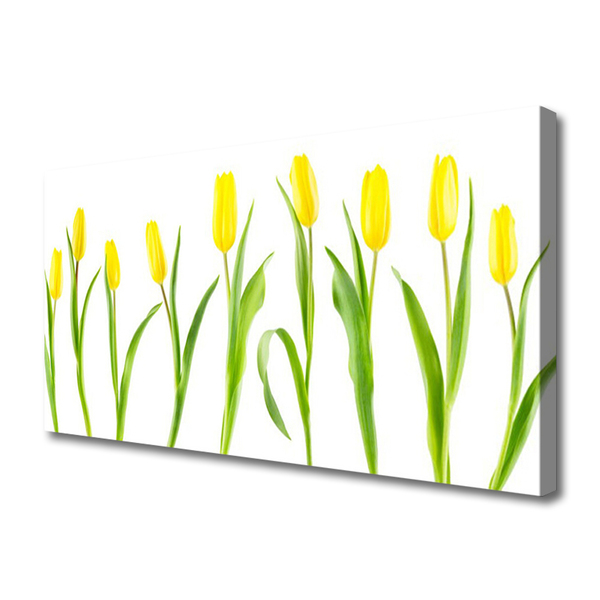 Obraz Canvas Žlté tulipány kvety