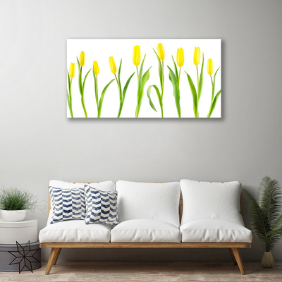 Obraz Canvas Žlté tulipány kvety