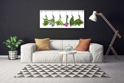 Obraz Canvas Sušené byliny listy kvety