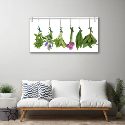 Obraz Canvas Sušené byliny listy kvety