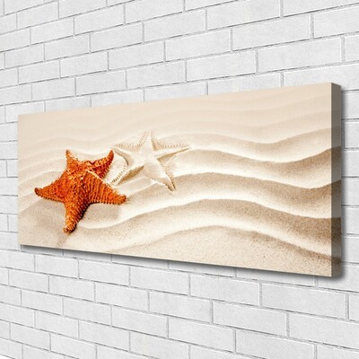 Obraz Canvas Hviezdice na piesku pláž