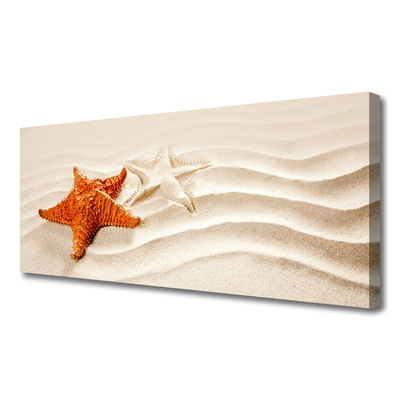 Obraz Canvas Hviezdice na piesku pláž