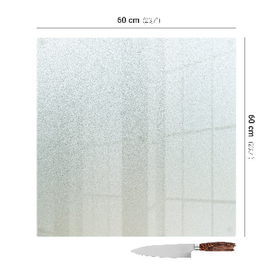 Kryt na plynový sporák Štvorcová priehľadná