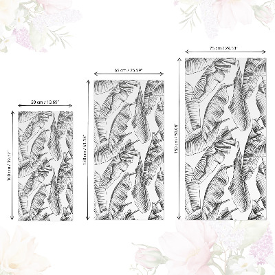 Samolepiaca fólia na nábytok s motívom banánových listov