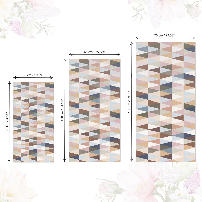 Nalepovacia fólia na nábytok s pastelovým geometrickým vzorom
