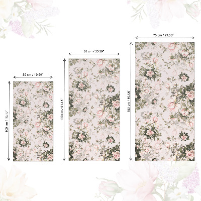 Samolepiaca tapeta na nábytok s motívom starožitných kvetov