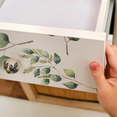 Fólia na nábytok s motívom botanických listov