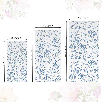 Samolepiaca fólia na nábytok s rastlinným vzorom