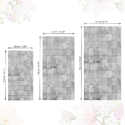 Tapeta na nábytok sivými dlaždicami