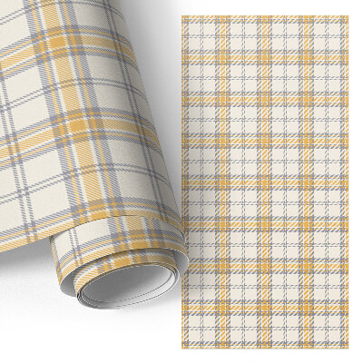 Samolepiaca tapeta na nábytok s geometrickým mriežkovým vzorom