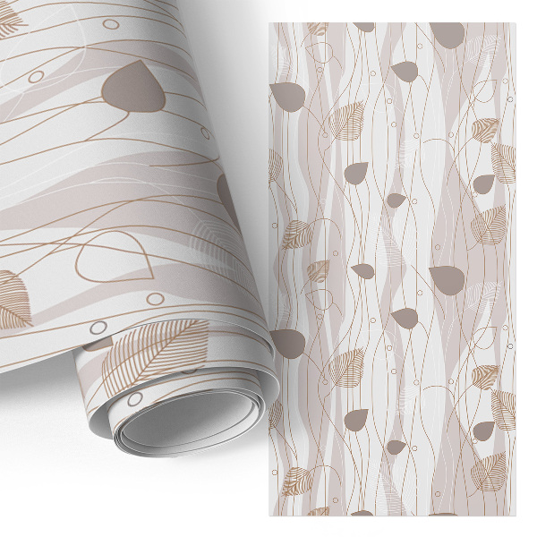 Nalepovacia fólia na nábytok s listovým vzorom