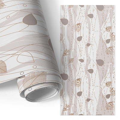 Nalepovacia fólia na nábytok s listovým vzorom