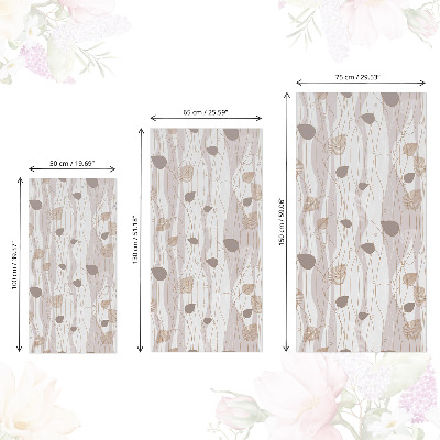 Nalepovacia fólia na nábytok s listovým vzorom