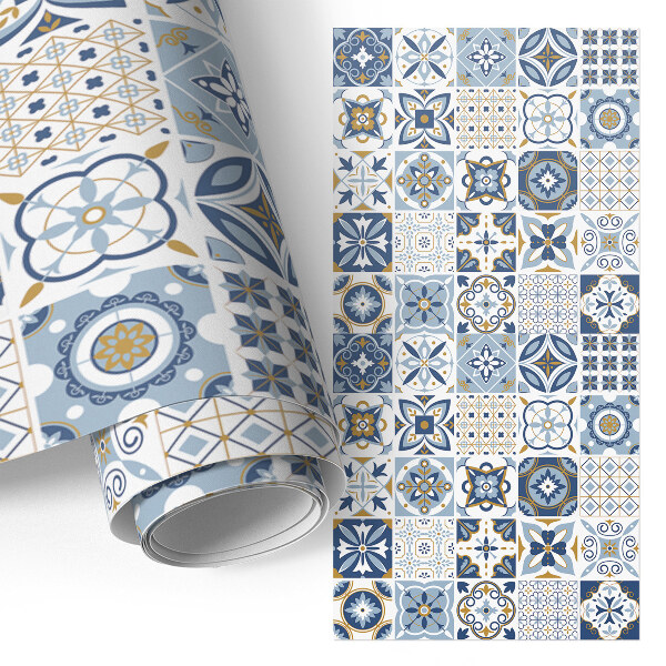 Samolepiaca fólia na nábytok s motívom retro dlaždíc